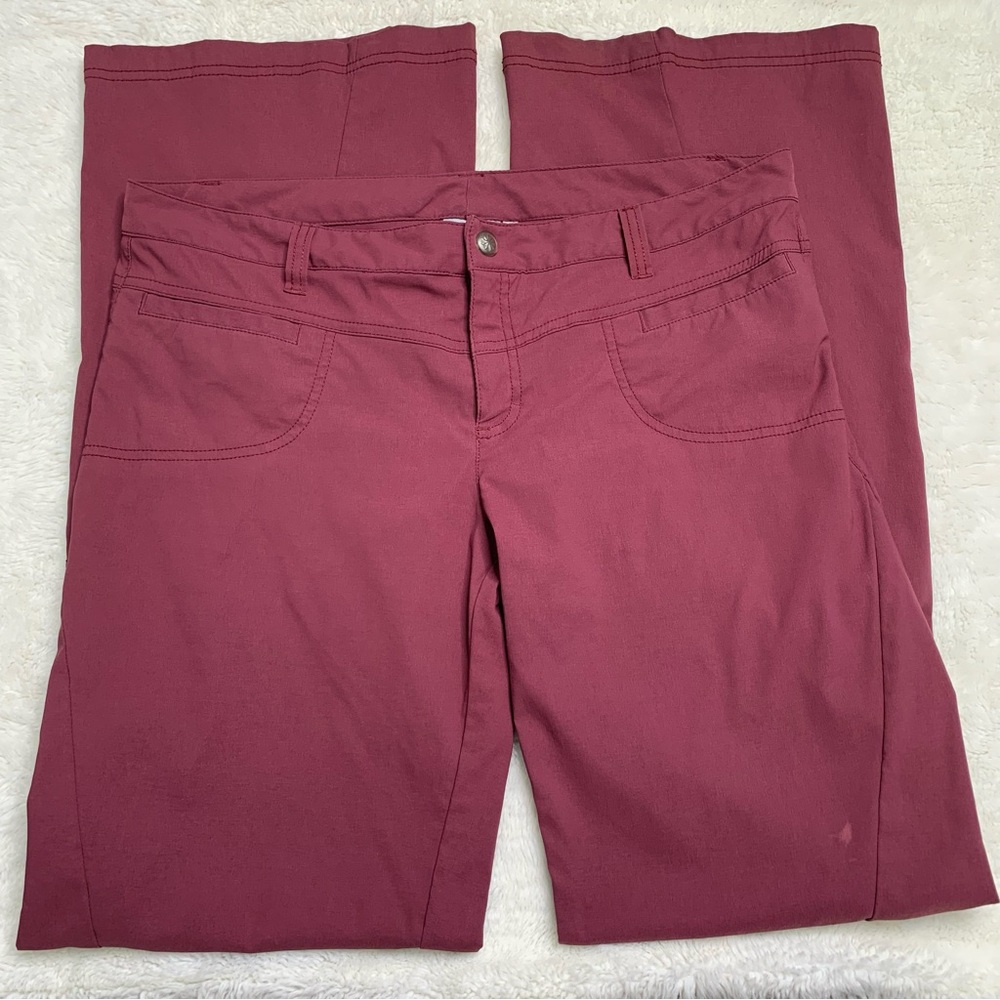Athleta Women’s Burgundy Straight Pants Size 14 Tall